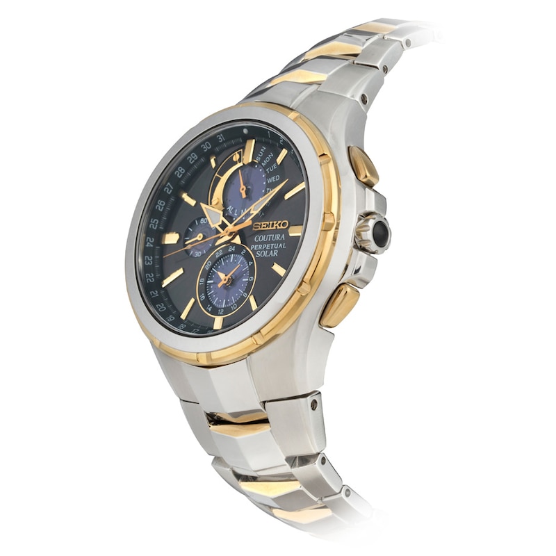 Main Image 5 of Seiko Coutura Men's Black Chronograph Dial Two Tone Stainless Steel Watch