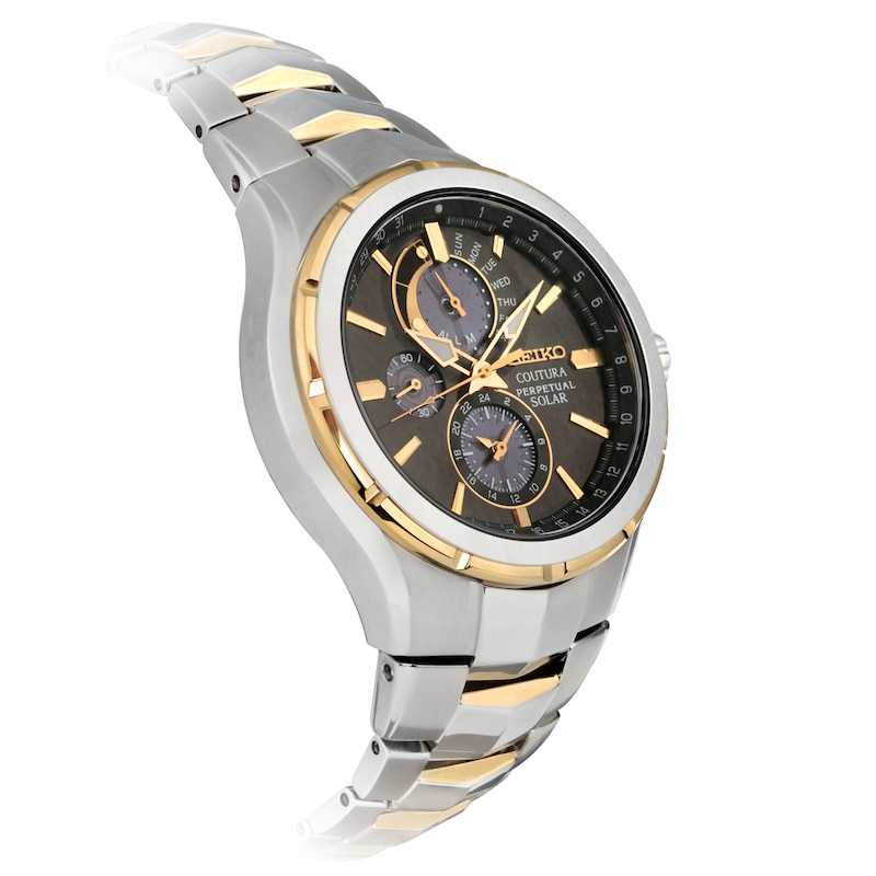 Main Image 6 of Seiko Coutura Men's Black Chronograph Dial Two Tone Stainless Steel Watch