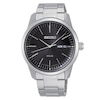Thumbnail Image 1 of Seiko Classic Dress Men's Black Stainless Steel Bracelet Watch