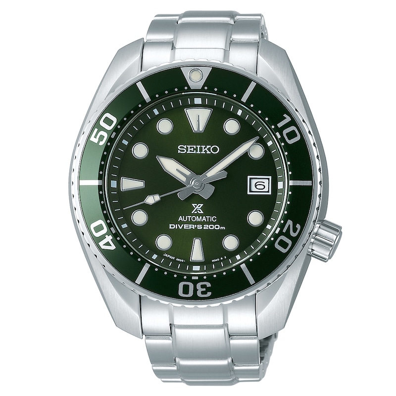 Main Image 1 of Seiko Prospex Men's Green Dial Stainless Steel Bracelet Watch