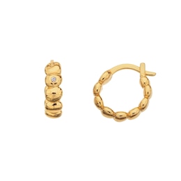 Hot Diamonds X Jac Jossa 18ct Gold Plated Beach Earrings