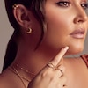 Thumbnail Image 3 of Hot Diamonds X Jac Jossa Soul 18ct Gold Plated Twisted Hoop Earrings