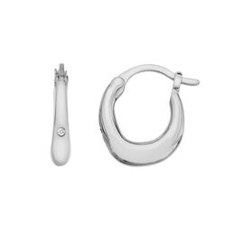 Hot Diamonds X Jac Jossa Soul Sterling Silver Hoop Earrings