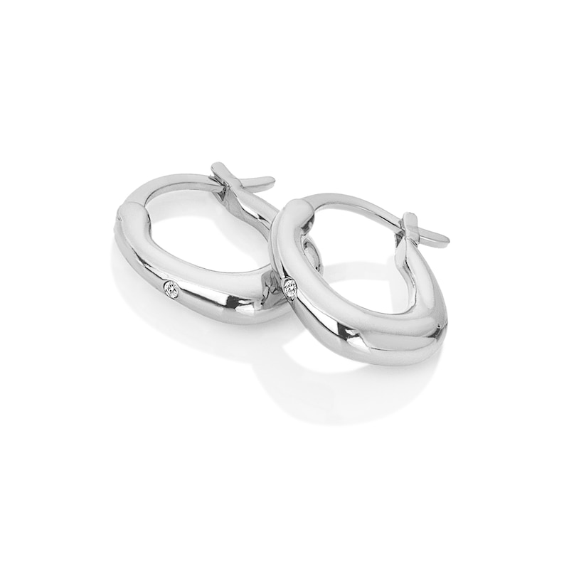 Hot Diamonds X Jac Jossa Soul Sterling Silver Hoop Earrings