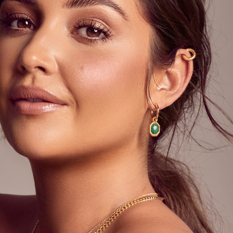 Main Image 3 of Hot Diamonds X Jac Jossa Revive 18ct Gold Plated Earrings