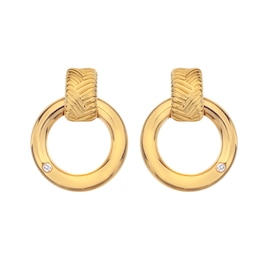 Hot Diamonds X Jac Jossa Spirit 18ct Gold Plated Earrings