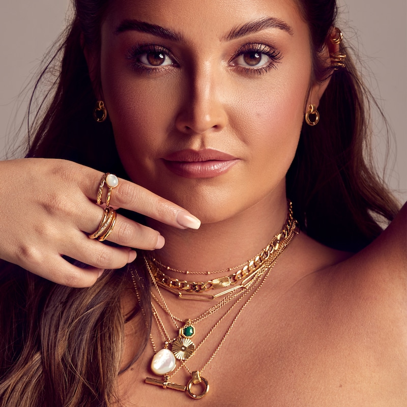 Main Image 3 of Hot Diamonds X Jac Jossa Spirit 18ct Gold Plated Earrings