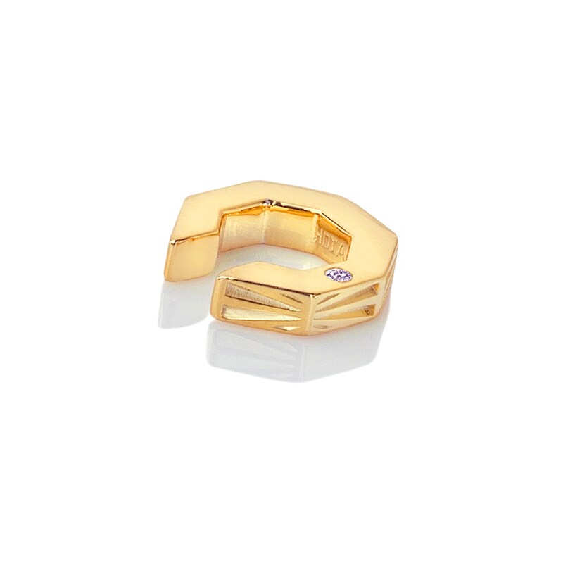 Main Image 2 of Hot Diamonds X Jac Jossa Hope 18ct Gold Plated Sunburst Ear Cuff