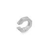 Thumbnail Image 1 of Hot Diamonds X Jac Jossa Hope Sterling Silver Sunburst Textured Ear Cuff