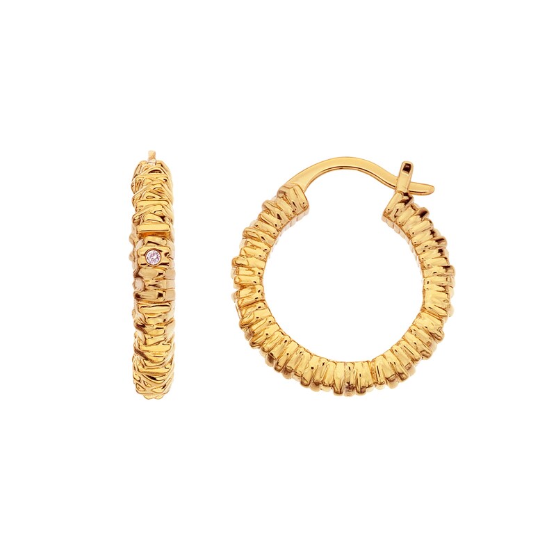 Hot Diamonds X Jac Jossa Believe 18ct Gold Plated Earrings
