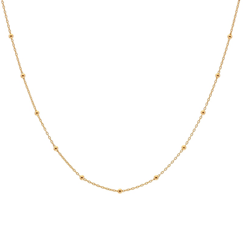 Main Image 1 of Hot Diamonds X Jac Jossa 18ct Gold Plated 16" Beaded Choker