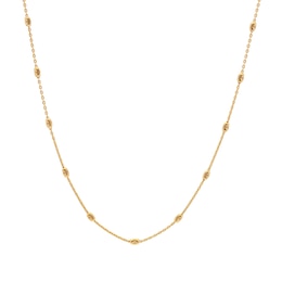 Hot Diamonds X Jac Jossa 18ct Gold Plated Oval Cable Chain