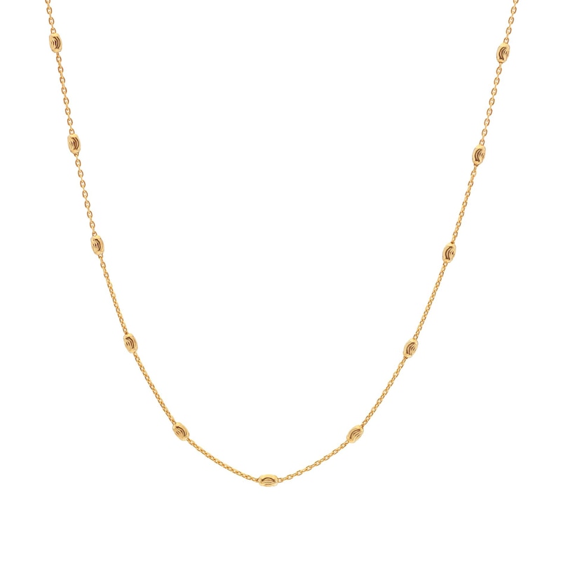 Main Image 1 of Hot Diamonds X Jac Jossa 18ct Gold Plated Oval Cable Chain