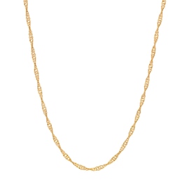 Hot Diamonds X Jac Jossa 18ct Gold Plated 18" Singapore Chain