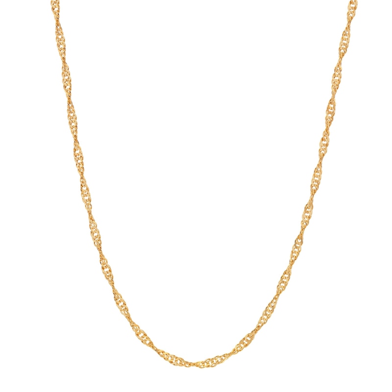 Main Image 1 of Hot Diamonds X Jac Jossa 18ct Gold Plated 18" Singapore Chain