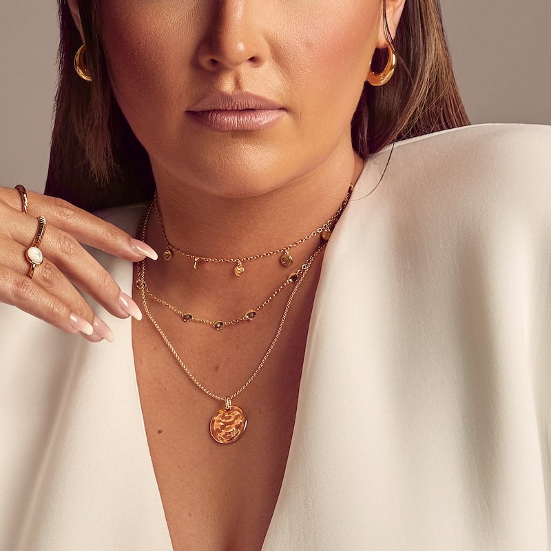 Main Image 3 of Hot Diamonds X Jac Jossa Beach 18ct Gold Plated Necklace