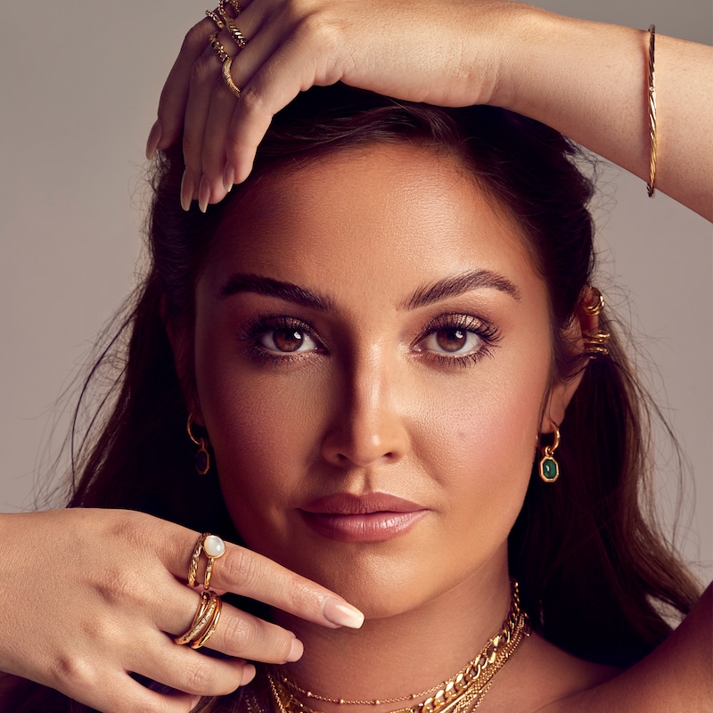 Main Image 3 of Hot Diamonds X Jac Jossa Entwine 18ct Gold Plated Bangle