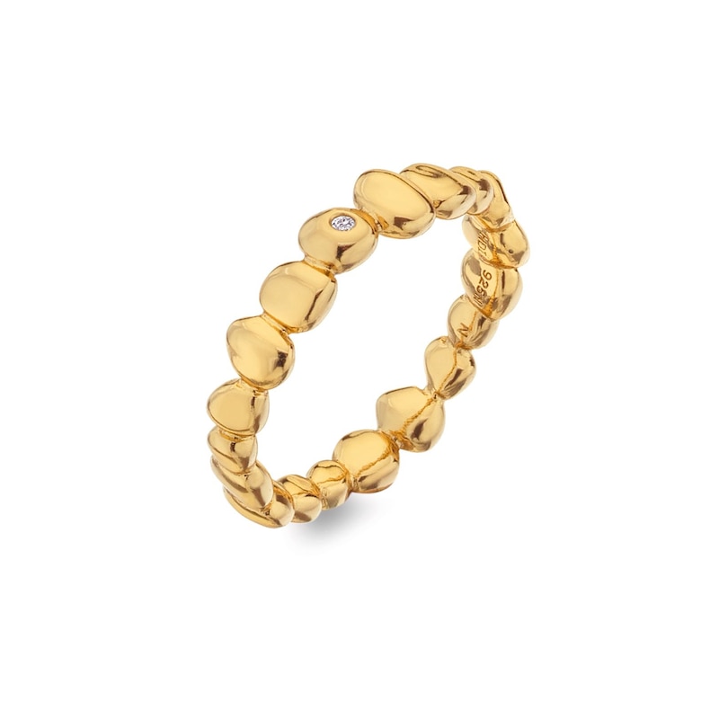 Hot Diamonds X Jac Jossa 18ct Gold Plated Beach Ring