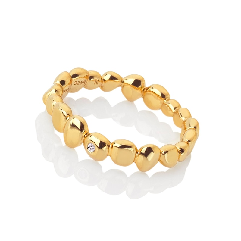 Hot Diamonds X Jac Jossa 18ct Gold Plated Beach Ring