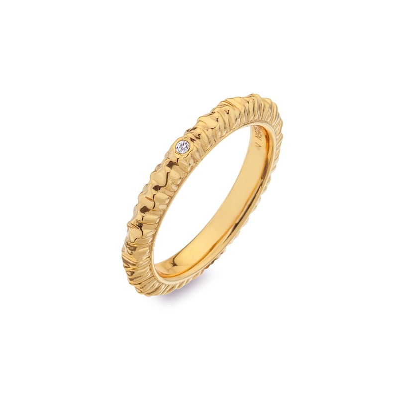 Hot Diamonds X Jac Jossa Believe 18ct Gold Plated Ring