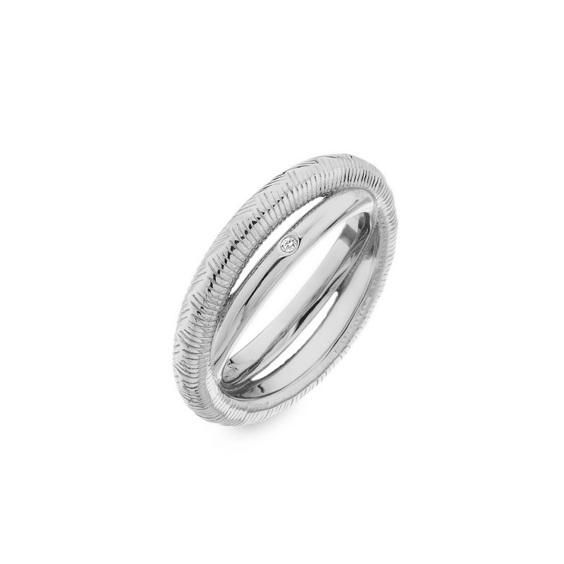 Hot Diamonds X Jac Jossa Spirit Sterling Silver Duo Ring