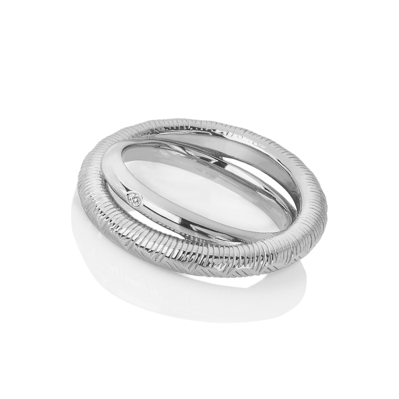 Hot Diamonds X Jac Jossa Spirit Sterling Silver Duo Ring