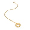 Thumbnail Image 1 of Hot Diamonds X Jac Jossa Believe 18ct Gold Plated Large Textured Pendant