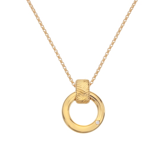 Hot Diamonds X Jac Jossa Spirit 18ct Gold Plated Pendant
