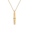 Thumbnail Image 1 of Hot Diamonds X Jac Jossa Beach 18ct Gold Plated Bar Pendant