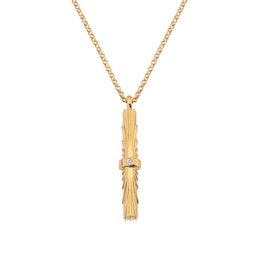 Hot Diamonds X Jac Jossa Beach 18ct Gold Plated Bar Pendant