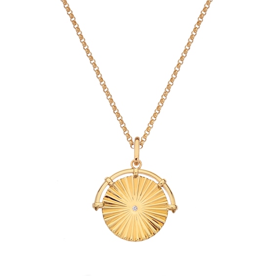 Hot Diamonds X Jac Jossa Hope 18ct Gold Plated Halo Pendant