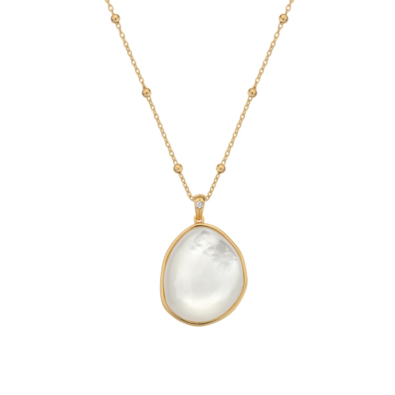 Main Image 1 of Hot Diamonds X Jac Jossa 18ct Gold Plated MOP Pendant