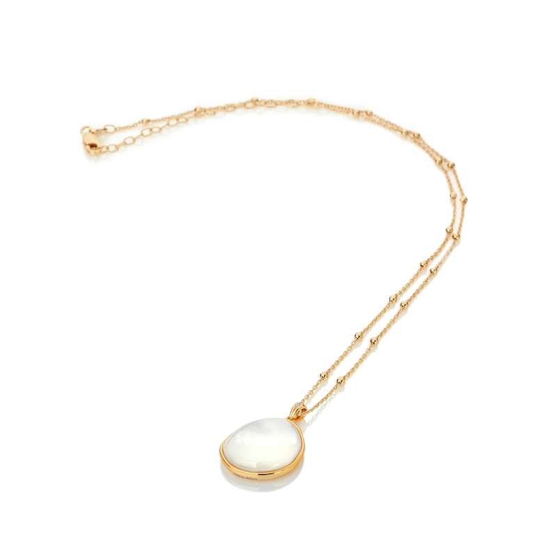 Main Image 2 of Hot Diamonds X Jac Jossa 18ct Gold Plated MOP Pendant