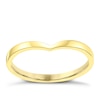 Thumbnail Image 1 of 9ct Yellow Gold Shaped Slim Wedding Ring