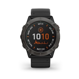 Garmin fēnix 6X Pro Solar Black Silicone Strap Smartwatch