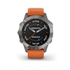 Thumbnail Image 1 of Garmin fēnix 6 Sapphire Orange Silicone Strap Smartwatch