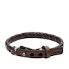 Thumbnail Image 1 of Fossil Men's Brown & Black Leather Braided Bracelet
