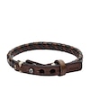 Thumbnail Image 2 of Fossil Men's Brown & Black Leather Braided Bracelet