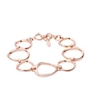 Thumbnail Image 1 of Fossil Ladies' Rose Gold Tone Crystal Twist Bracelet