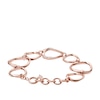 Thumbnail Image 2 of Fossil Ladies' Rose Gold Tone Crystal Twist Bracelet