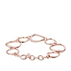 Thumbnail Image 1 of Fossil Ladies' Rose Gold Tone Crystal Twist Bracelet