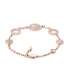 Thumbnail Image 1 of Fossil Ladies' Rose Gold Tone Mother-Of-Pearl Disc Bracelet