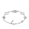 Thumbnail Image 2 of Fossil Ladies' Silver Tone Mother Of Pearl Disc Bracelet
