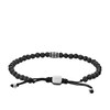 Thumbnail Image 2 of Fossil Men's Black Lavastone Bead Bracelet