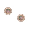 Thumbnail Image 1 of Fossil Ladies' Rose Gold Tone MOP Disc Stud Earrings