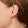 Thumbnail Image 2 of Fossil Ladies' Rose Gold Tone MOP Disc Stud Earrings