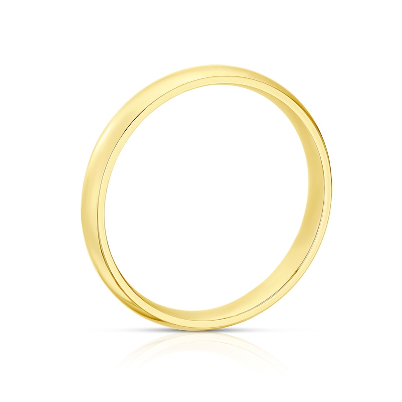 Main Image 3 of 9ct Yellow Gold 3mm Extra Heavy Court Ring