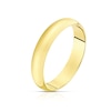 Thumbnail Image 2 of 9ct Yellow Gold 4mm Extra Heavy D Shape Ring
