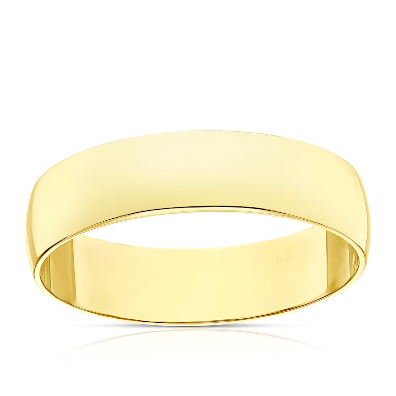 9ct Yellow Gold 6mm Extra Heavy Court Ring