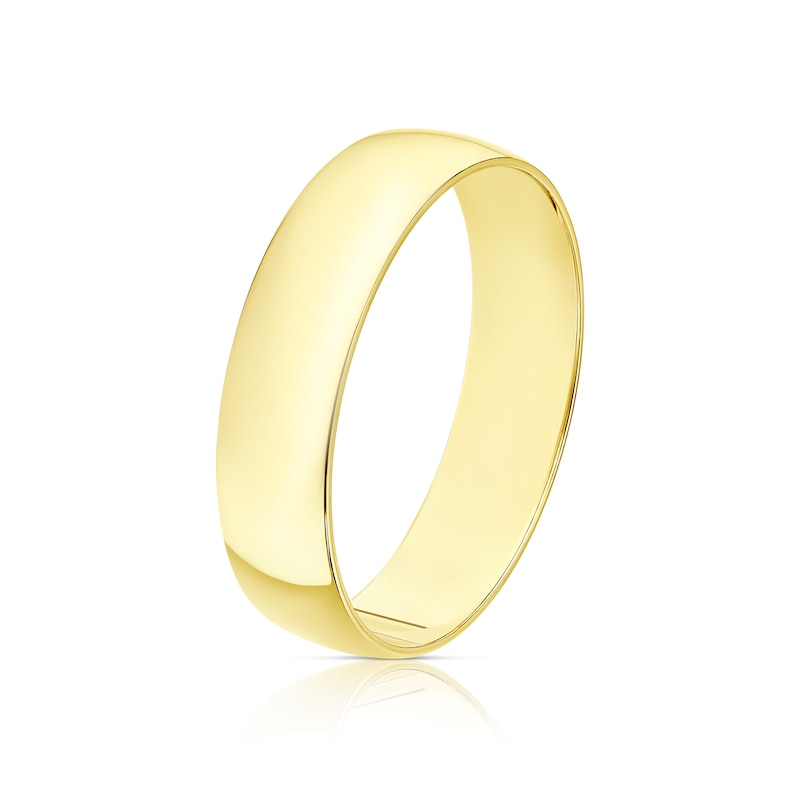 Main Image 2 of 9ct Yellow Gold 6mm Extra Heavy Court Ring